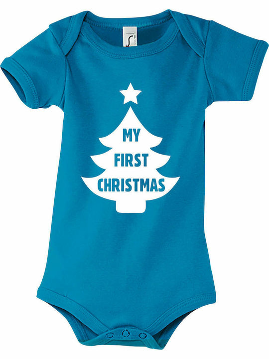kirikoko My First Christmas Kurzärmelig Aqua
