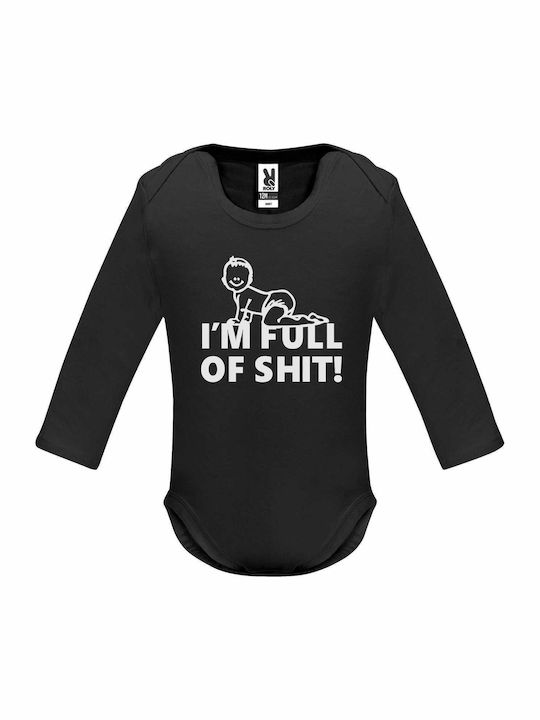 kirikoko I am Full of SHIT Long-Sleeved Black