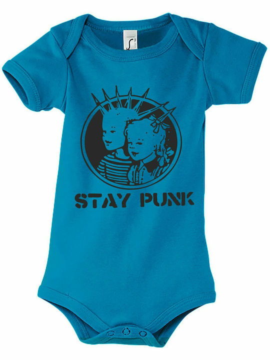 kirikoko Stay Punk Short-Sleeved Aqua