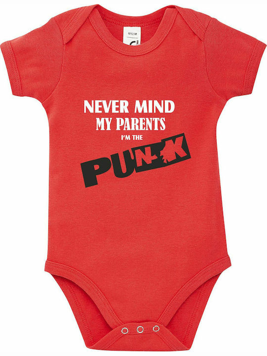 kirikoko Never Mind my Parents, I am the PUNK Short-Sleeved Coral
