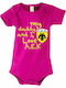 kirikoko My Daddy and I, Love AEK Short-Sleeved Fuchsia