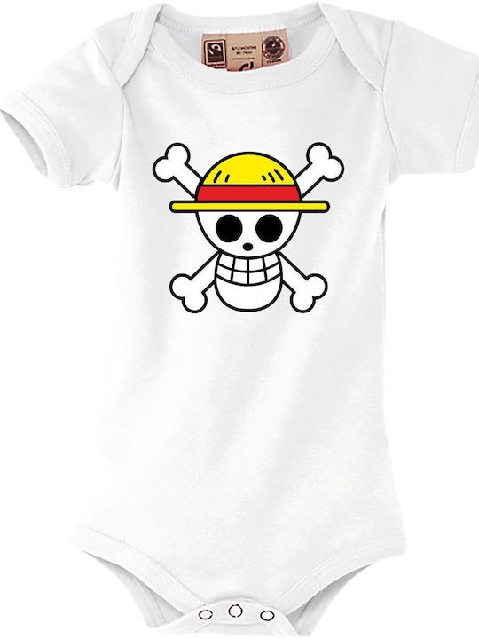 kirikoko One Piece Flag Anime Κορμάκι White