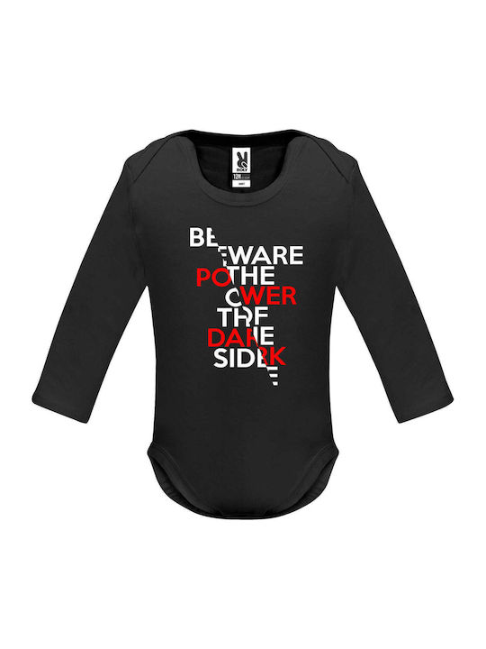 kirikoko Be Aware The Power Of The Dark Side, Star Wars Дълъг ръкав Black