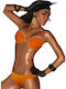 Set Bikini Push Up Πορτοκαλί