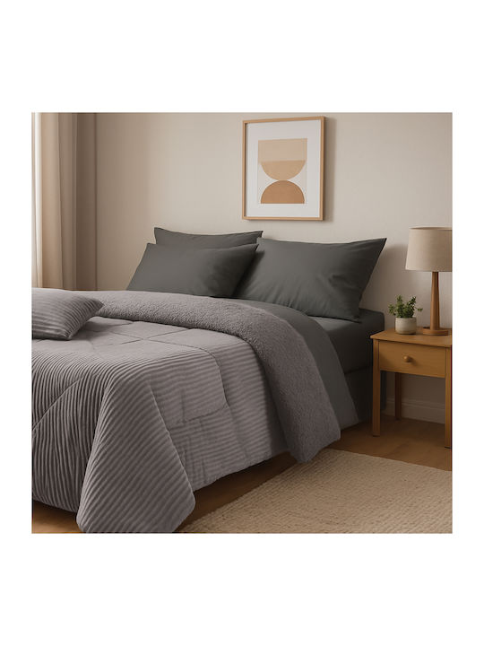 Das Home Bettbezug mit Hollowfiber-Füllung Einz...