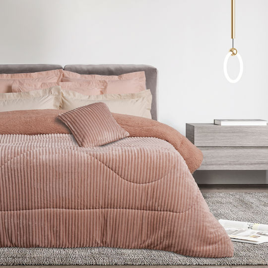 Das Home Duvet Cover with Hollowfiber Filling Single 160x220cm 1363 Nude 750 GSMGsm 12 togs Togs
