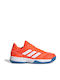 Ligra 8 K Kids Sports Shoes Volleyball with Laces Orange