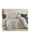 MayHome Duvet Cover Set Cotton King Size with 2 Pillowcases 260x240 Geometric
