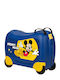 Samsonite Dream2go Kids Cabin Hard Blue Suitcase with 4 Wheels Height 38cm