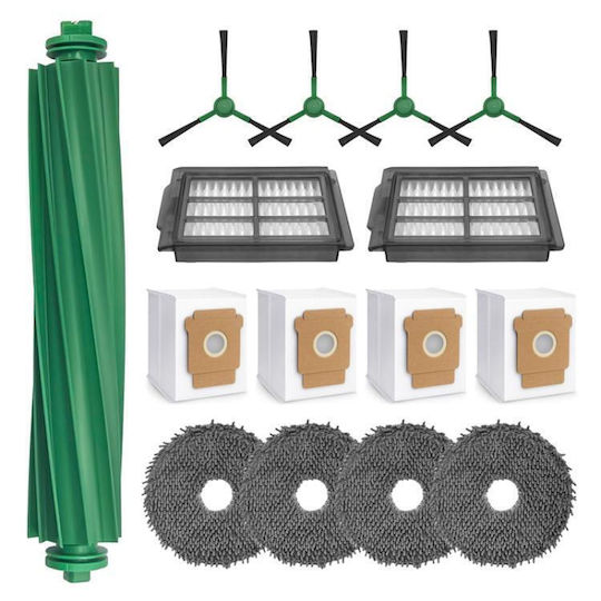 Junsunmay 15 Pieces Replacement Parts Set for Irobot Roomba Plus 405 505 Combo