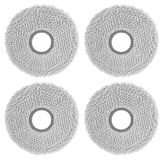 Junsunmay 4 Pieces Washable Mop Replacement Parts Ecovacs Deebot T50 Pro T50 Max T50 Omni