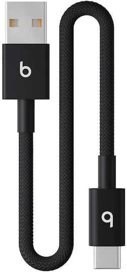 Beats USB 2.0 Kabel USB-C männlich - USB-A Schwarz 0.2m