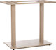 HomeMarkt Metallic Table Stand for Table / Office with Adjustable Cappuccino Matte 7.6x7.6x72cm