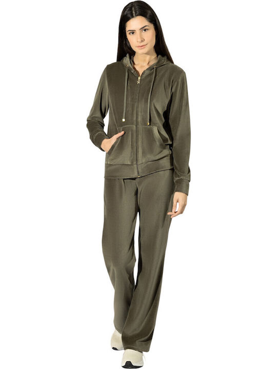 Harmony Set Pijamale pentru Femei Olive