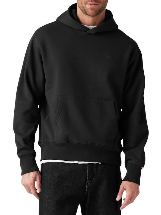 Levi's Authentic Φούτερ με Κουκούλα Black