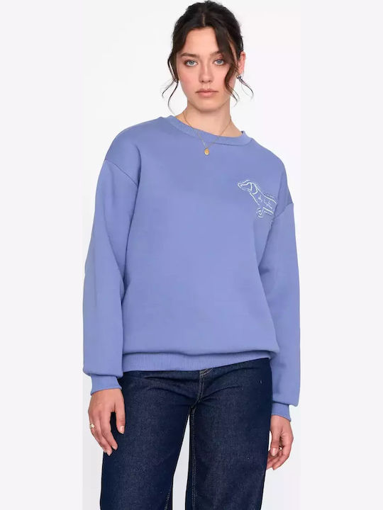 Sweatshirt Γυναικείο Φούτερ Blue