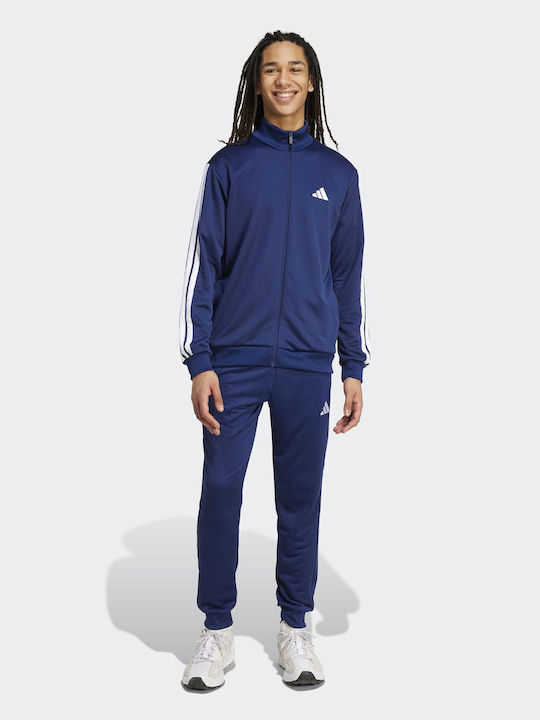 Training Tracksuit Glossy with Elastic Navy Blue