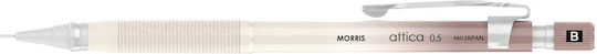 Morris Mechanical Pencil Drawing Attica 0.5mm Coral #msp-501c