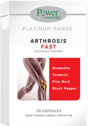 Power Of Nature Platinum Range Arthrosis Fast 20 Capsules
