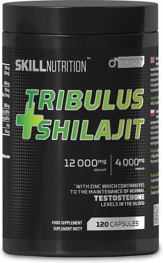 Skill Nutrition Tribulus + Shilajit 120 φυτικές κάψουλες