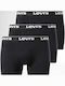 Herren Boxershorts Black 3Packung