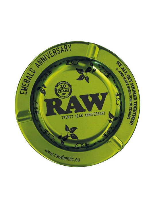 Raw Μεταλλικό Τασάκι Green Emerald Anniversary 14cm
