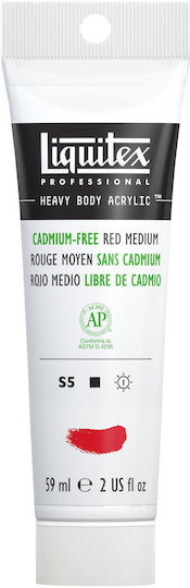 Liquitex Professional 59ml Heavy Body Acrylics 894 Cadmium-free Red Medium Series 5