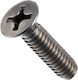 Machine Screw Phillips Inox DIN 965 with Diameter M6 and Length 40mm 100pcs Countersunk