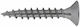 Friulsider Self-Piercing MDF Screw Inox with Diameter M4 and Length 40mm 25pcs