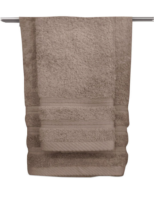 Bath Towel 75x150cm Coffee Weight 600gr/m²