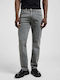 Daren Zip Fly Men's Jeans Pants with Regular Straight Fit Gray