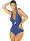 Martina One-Piece Swimsuit Σιελ