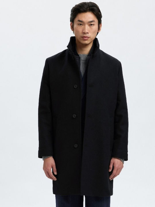 Selected Мъжко палто Black