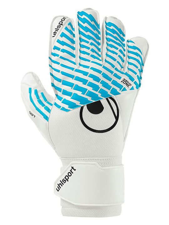 Uhlsport Soft Pro Adults Goalkeeper Gloves White