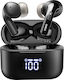 Tozo Tonal Pods In-Ear Bluetooth-Freisprecheinrichtung Kopfhörer Schwarz