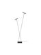 Lucide Lightning Duarte Floor Lamp with Socket for Bulb G9 Gray