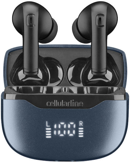 Cellular Line Key Pro ENC In-ear Bluetooth Handsfree Earphones with Charging Case Black