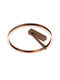 Lucide Lightning Applause Ceiling Mount Light 40cm Brown with Integrated LED