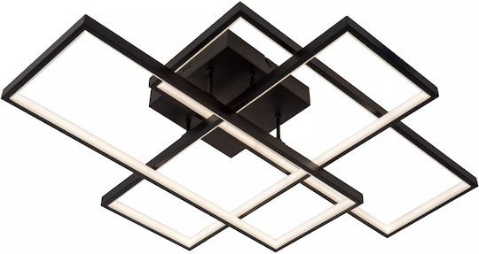 Lucide Lightning Lokero Ceiling Mount Light Black