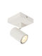 Lucide Lightning Amigo Μονό Σποτ με Ντουί GU10 σε Λευκό Χρώμα