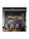 kelvo Glow Pendant Light White with Rope 120x35x50cm