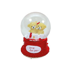 Illuminated Snow Globe with Balls