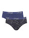 Start Midi Herren Slips Purple-anthracite 2Packung