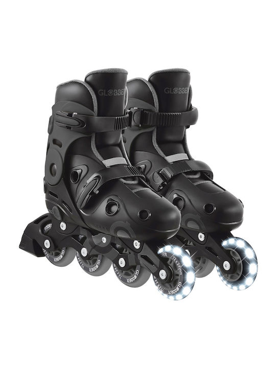 Globber Inline Αυξομειούμενα Rollers Μαύρα Παιδικά Globber Inline Αυξομειούμενα Rollers Μαύρα Παιδικά