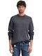 Neck Sweater Dark Blue