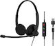 Epos IMPACT MS Stereo On Ear Multimedia Ακουστικά με μικρόφωνο και σύνδεση USB-A / USB-C