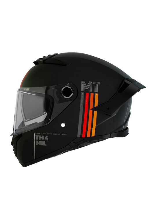 MT Thunder 4 SV Mil A11 Matte Black Motorcycle ...