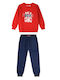 Kids Tracksuits Red/Blue Maren 2 Pieces