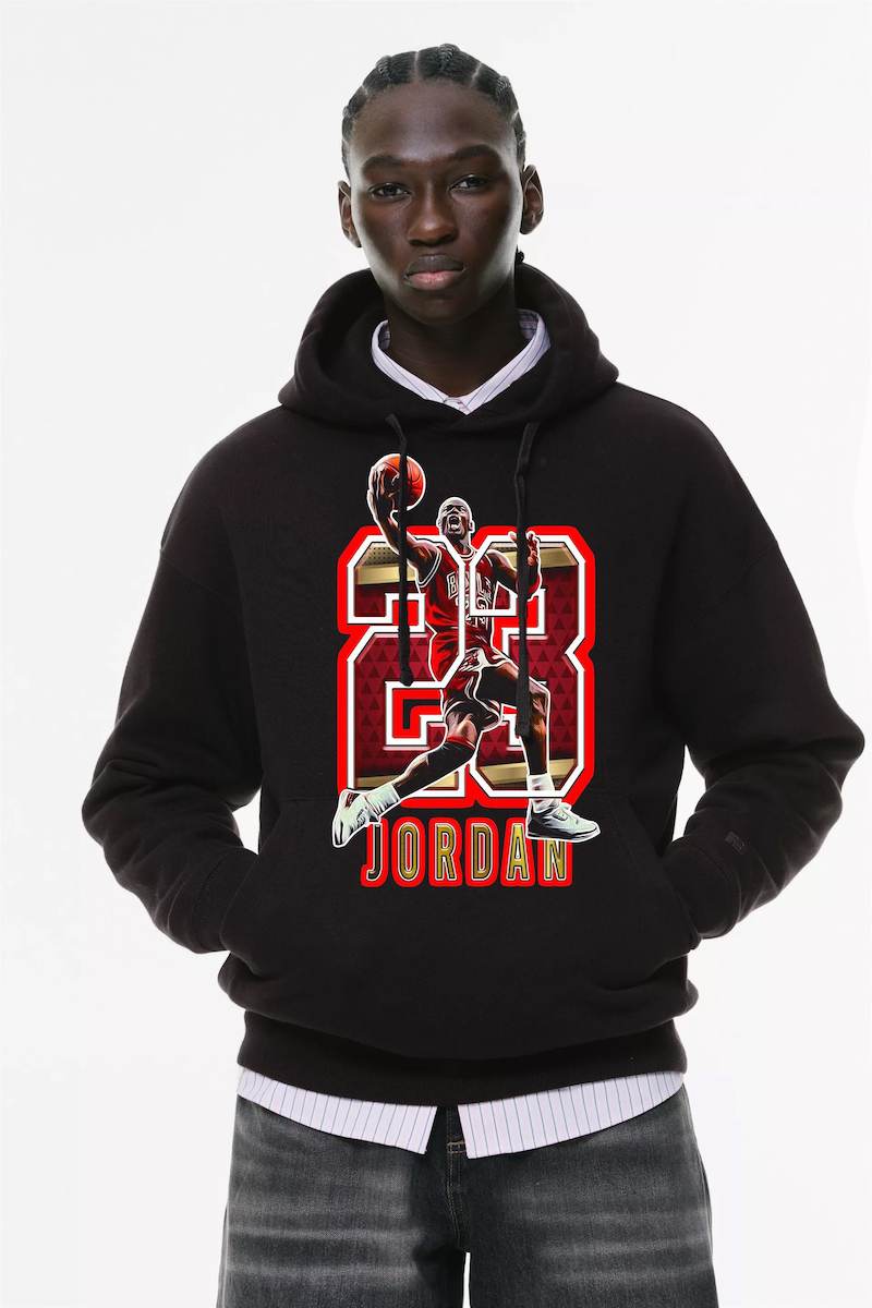 Michael Jordan Black And Red Jordan Jumpsuit Pullover Michael