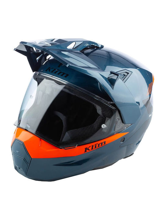 Klim X1 Alpha Gloss Concept Petrol-Strike Orang...